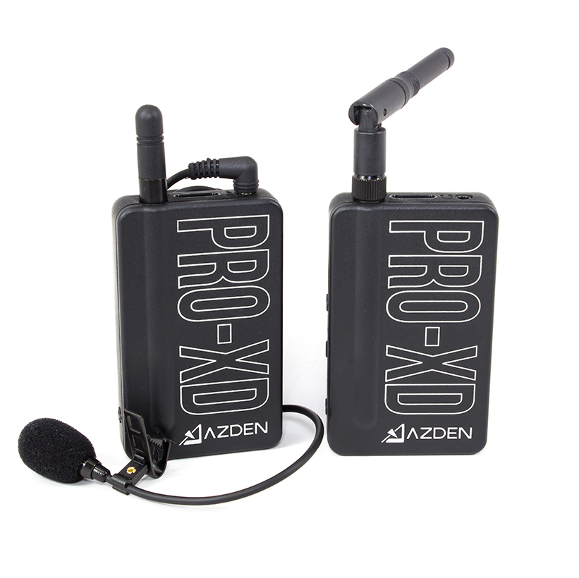 AZDEN PRO-XR Digital Wireless Lavalier Microphone Kit with XLR cord fo -  ALZO Digital